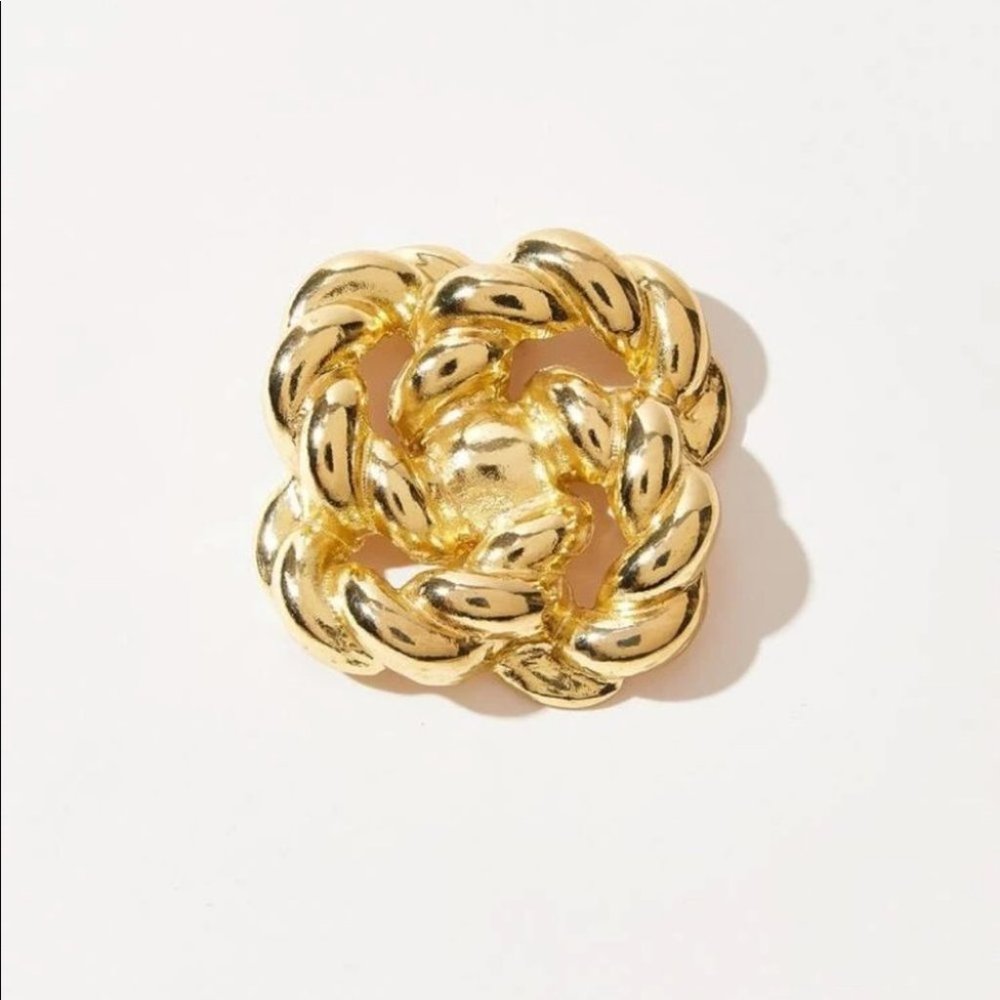 ¥18k Gold Chunk Earrings - Picture 4 of 5